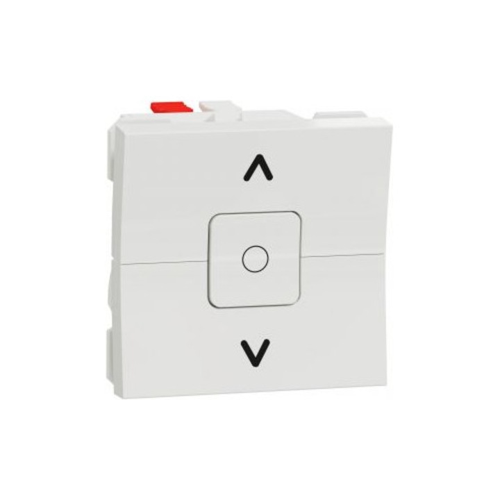 Intrerupator jaluzele Schneider Electric 2 module 6A Alb, montare aparenta