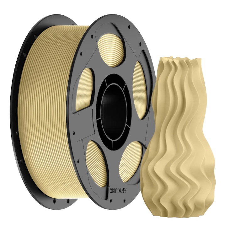 Filament Anycubic PLA 1kg Bej pentru imprimanta 3D, diametru 1,75mm, 330m