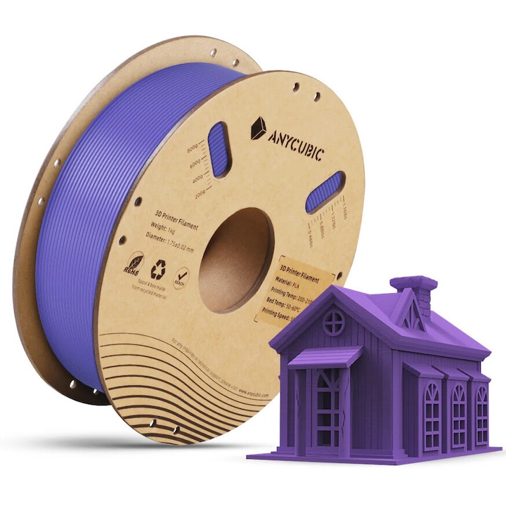 Филамент, Anycubic PLA, Opulenta Violet, за 3D принтер