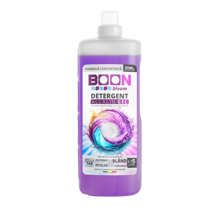 Detergent de rufe lichid BOON Bloom, 166 spalari, 5L
