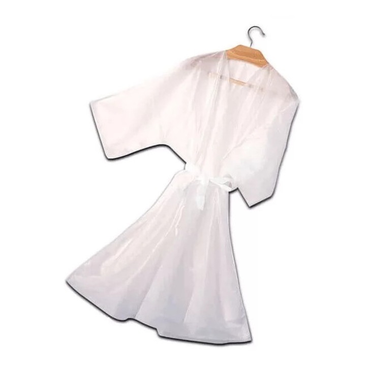 Kimono protectie vopsea din TNT alb