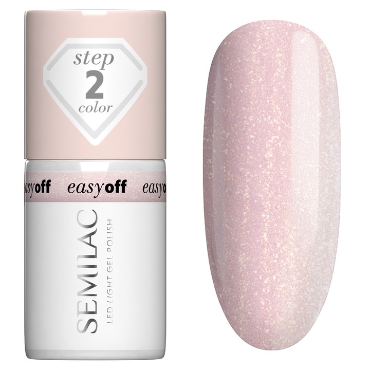 Oja SEMILAC Easy Off, Glazed Milk, 7 ml