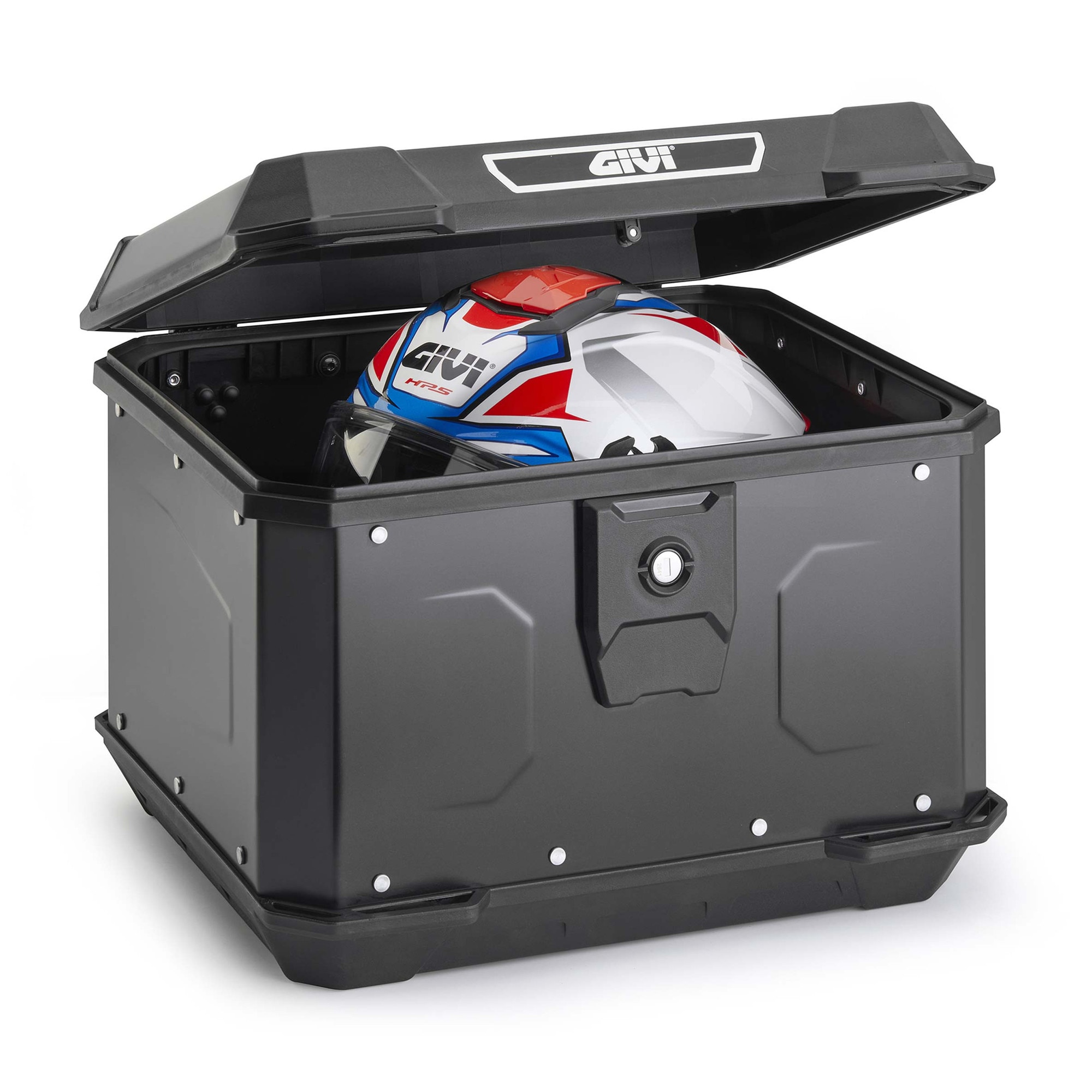 Cutie top case moto, Givi, ALP44B ALPINA 44L, aluminiu negru