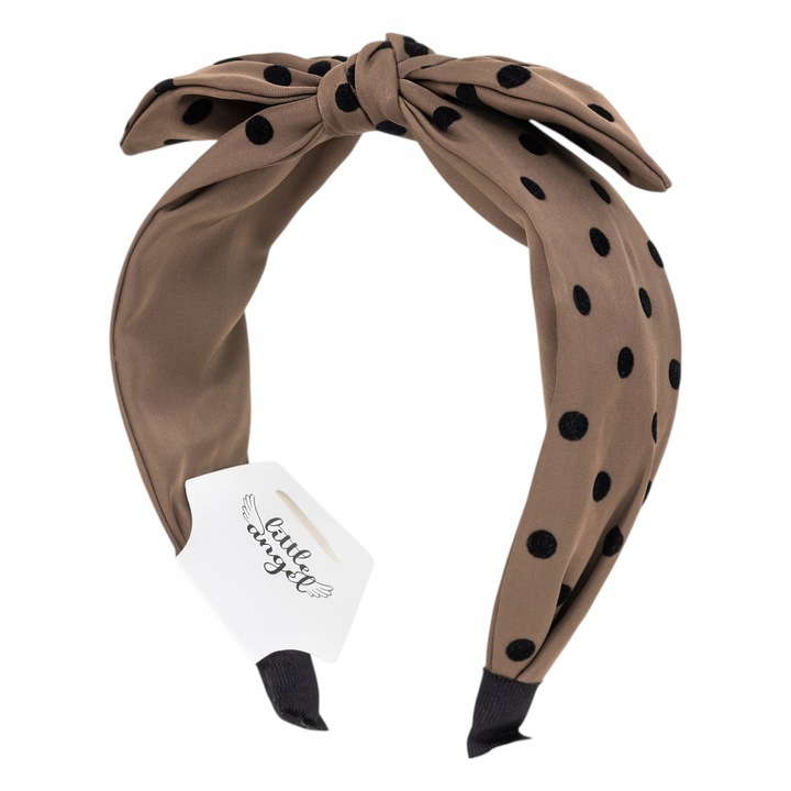 Bentita de par, Little Angel, maro, dimensiune universala