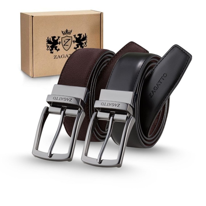 Zagatto, Reversible Leather Belt ZG1055, 115