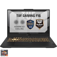 Laptop Gaming ASUS TUF A17 cu procesor AMD Ryzen 7 7445HS pana la 4.70 GHz, 17.3'', Full HD, 144Hz, IPS, 16GB DDR5 RAM, 1TB SSD, NVIDIA GeForce RTX 4050 6GB GDDR6, No OS, Mecha Gray