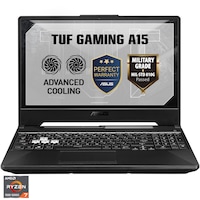 Laptop Gaming ASUS TUF A15 cu procesor AMD Ryzen 7 7445HS pana la 4.70 GHz, 15.6'', Full HD, 144Hz, IPS, 16GB DDR5 RAM, 1TB SSD, NVIDIA GeForce RTX 3050 4GB GDDR6, No OS, Graphite Black