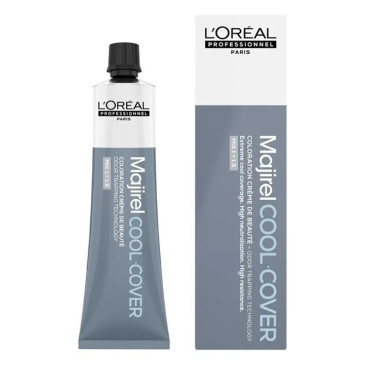 L'Oreal Professionnel Majirel Cool Cover 7 hajfesték, hideg árnyalat, maximális fedés, 60ml