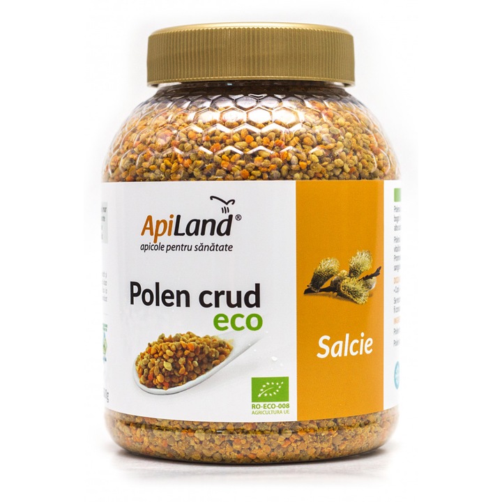 Polen crud de salcie, Apiland, ecologic, 500g