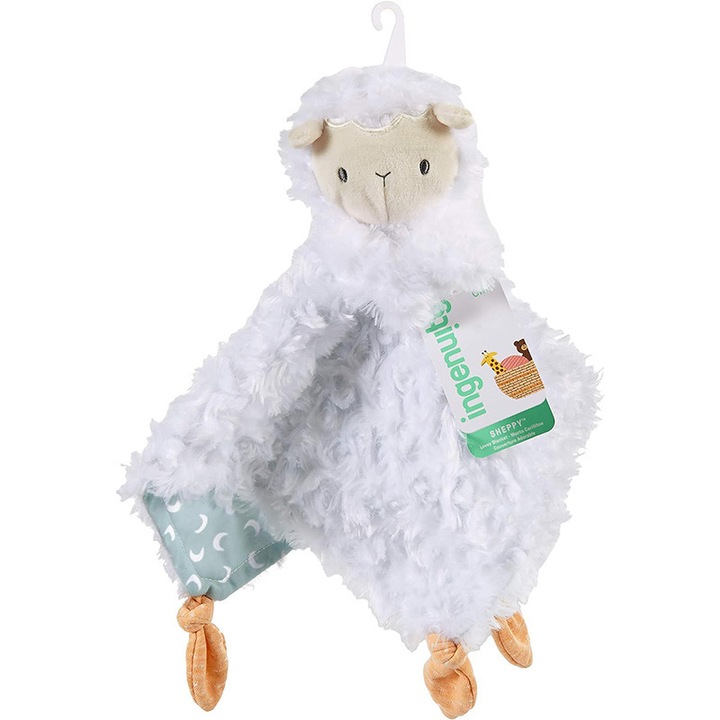 Sal cu cap InGenuity, jucărie din pluș, dimensiune confortabilă, pentru 0-36 luni