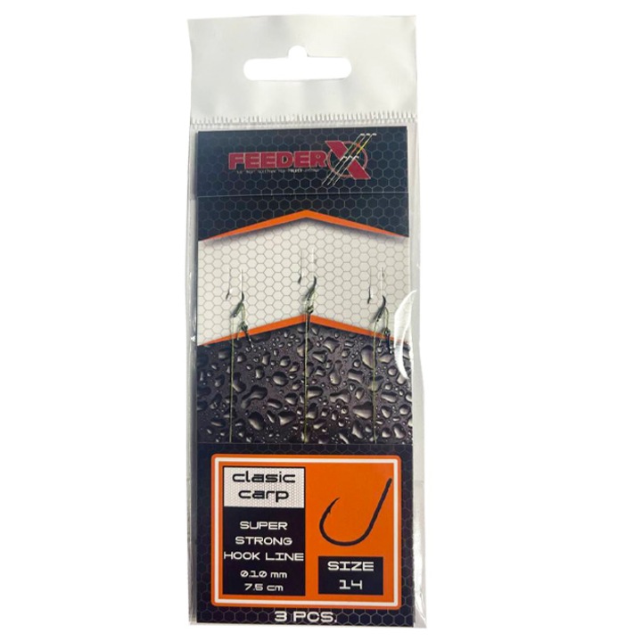 Montura FeederX Clasic Carp Bait Sting #12 / 3buc