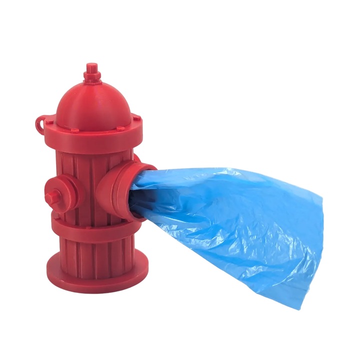 Kutyapiszok zacskó adagoló, tűzcsap modell, műanyag