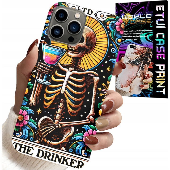 Tok iPhone 11 Pro-hoz, World Case, ital design, szilikon, többszínű