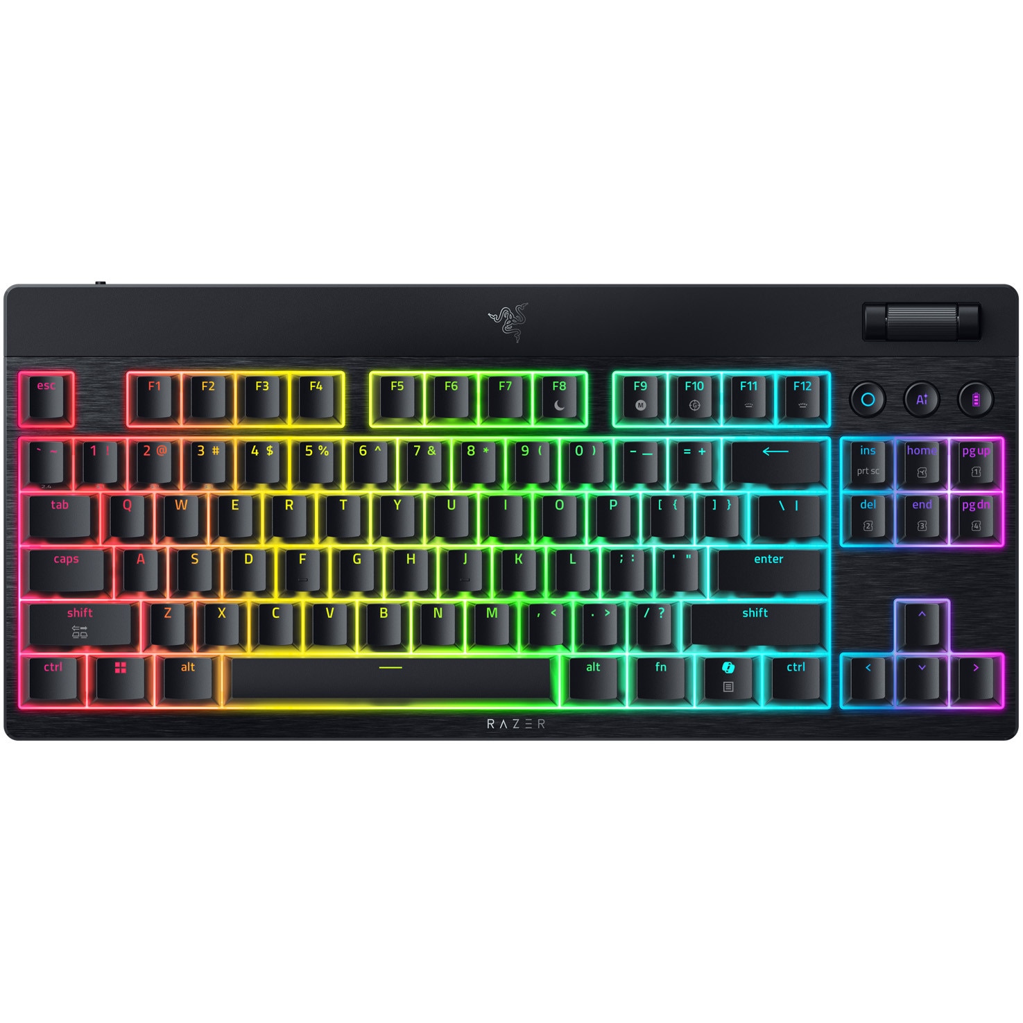 Tastatura mecanica wireless Razer Blackwidow V4 Low profile