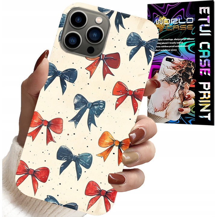 Telefontok, World Case, iPhone 12 Pro Max, gumi, színes nyomtatás