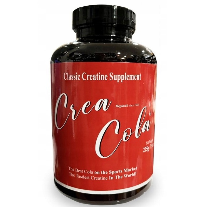 Megabol Crea Cola, creatina 225 g, aroma cola, fara aditivi