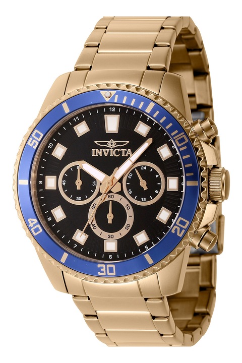 Invicta, Часовник Pro Diver с хронограф, Златист