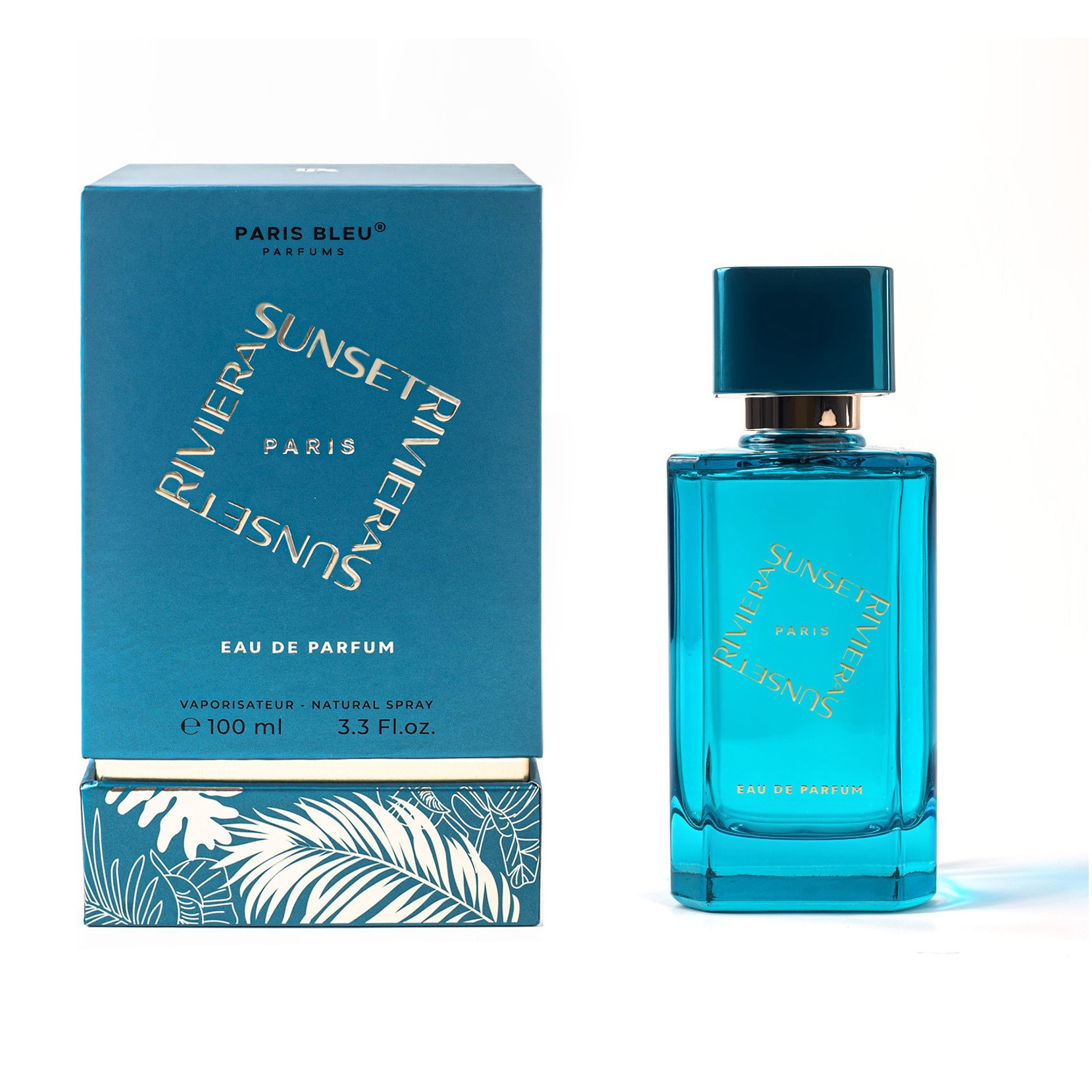 Apa de parfum UNISEX Paris Bleu RIVIERA SUNSET, 100 ml