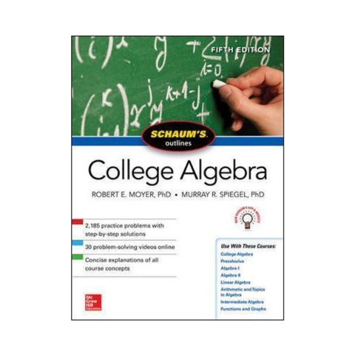 Schaum's Outline Of College Algebra, Fifth Edition - Spiegel - Murray Spiegel