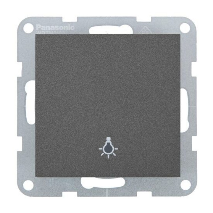 Mecanism intrerupator cu revenire, karre plus 55, fumuriu