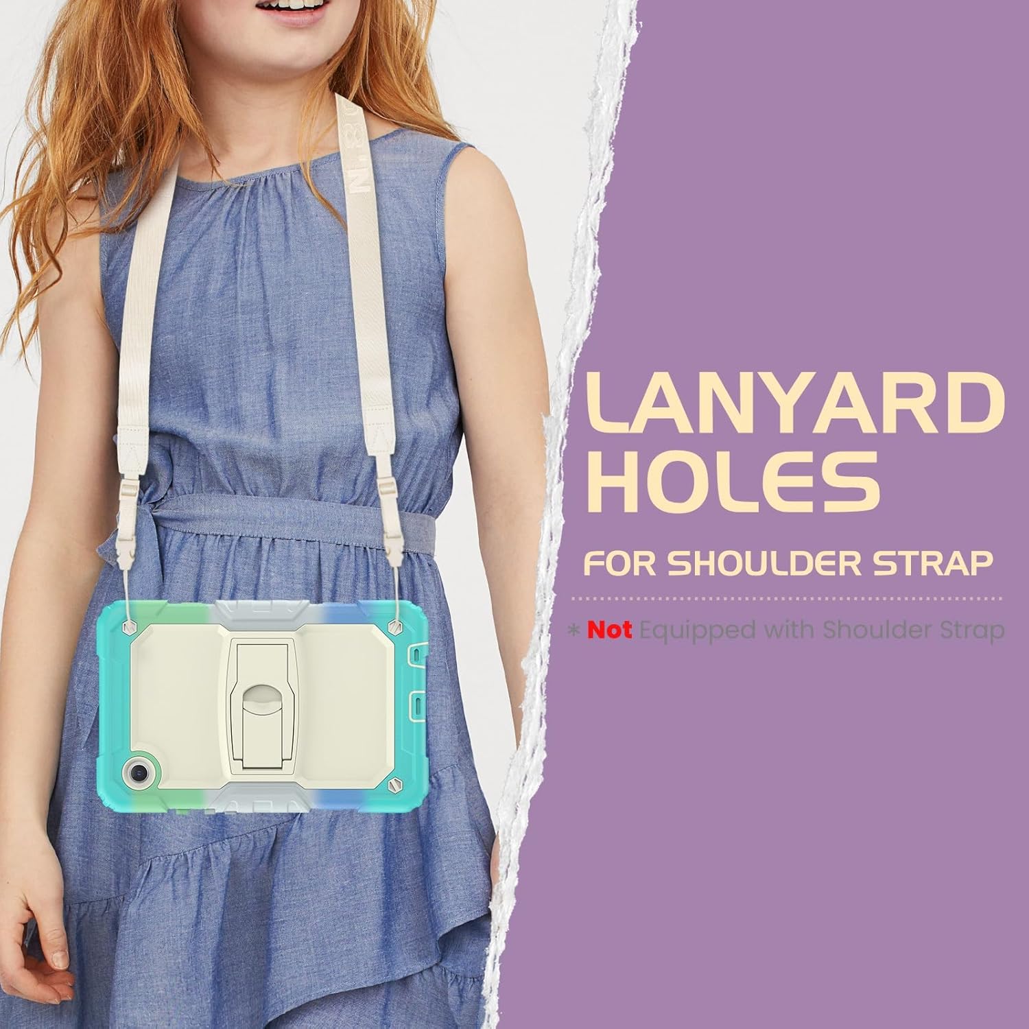 Husa Shockproof Armor pentru Samsung Galaxy Tab A7 Lite(SM-T220/T225), 8.7", Sigloo, stand Built-in, Protectie 360, albastru deschis