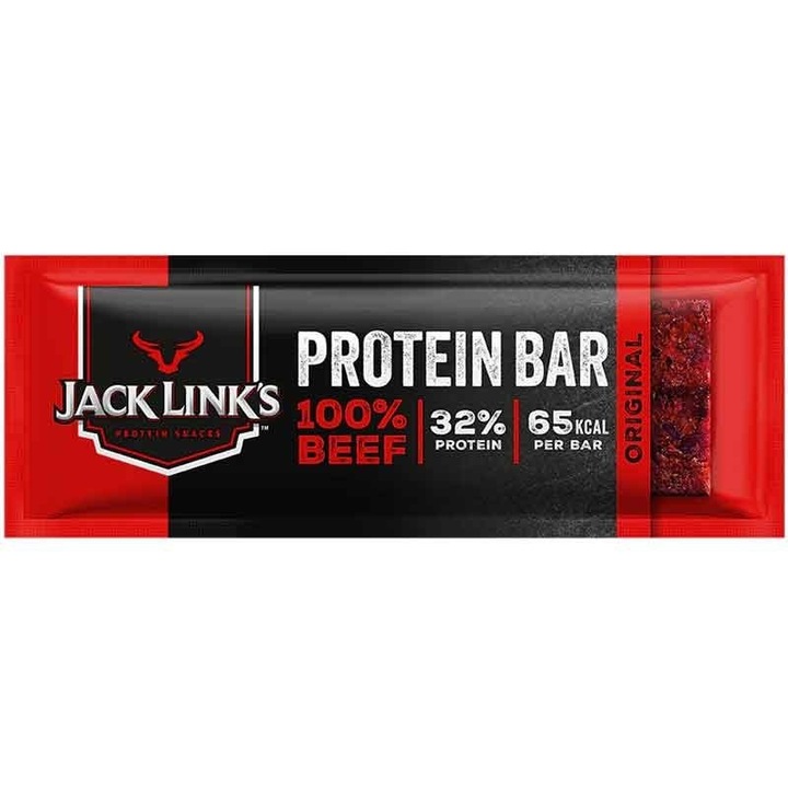 Baton proteic din carne de vita, Jack Link's, 22,5 g, gust intens, snack convenabil