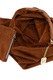 Anna Morellini, Geanta hobo din piele intoarsa cu etui interior, Maro scortisoara, Caramel