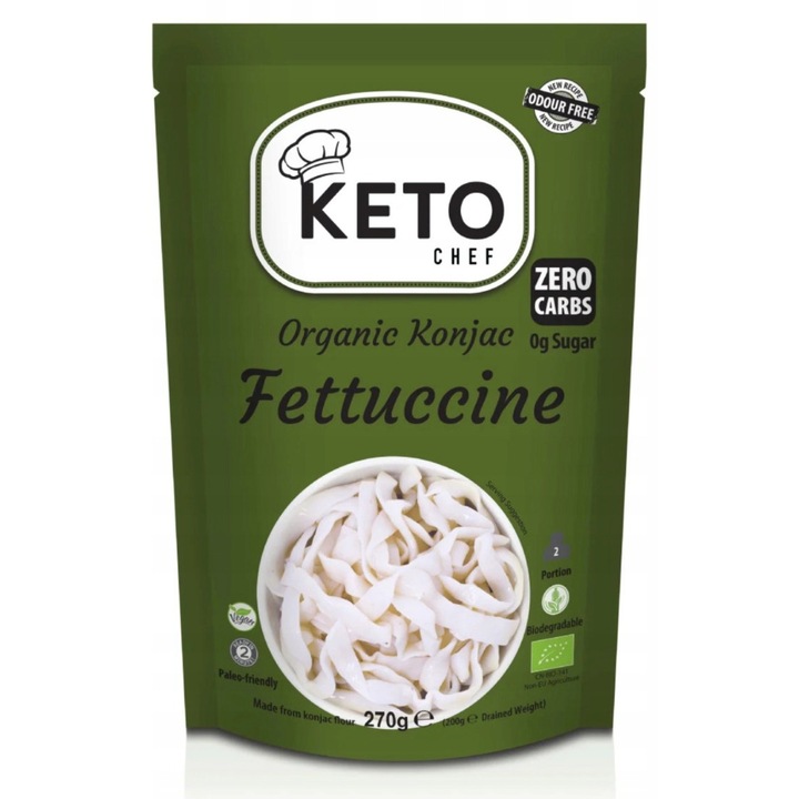 Fettuccine din konjac, Better Than Foods, fara gluten, organic, 270 g