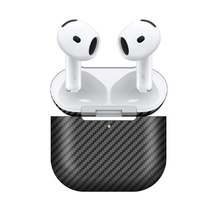 Husa pentru AirPods 4, made from Carbon, Matt Black