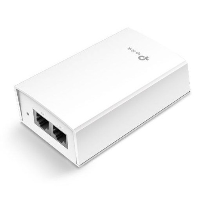 Адаптер за мрежа tp-link tl-poe4824g, 2x rj-45, бял