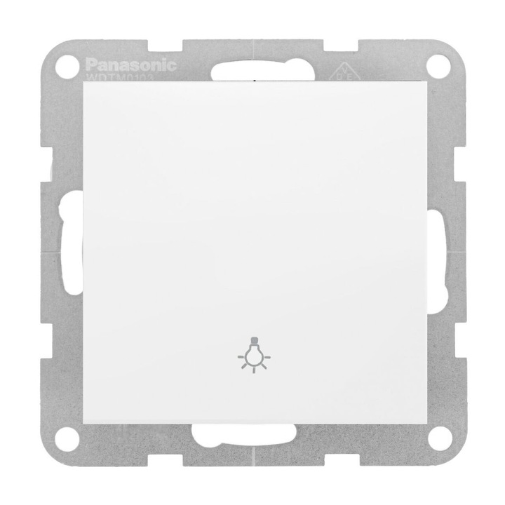 Mecanism intrerupator cu revenire, karre plus 55, alb
