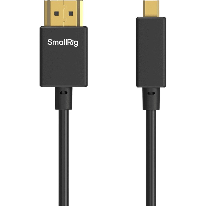 HDMI кабел Smallrig 4K D към A, ултратънък, 100см