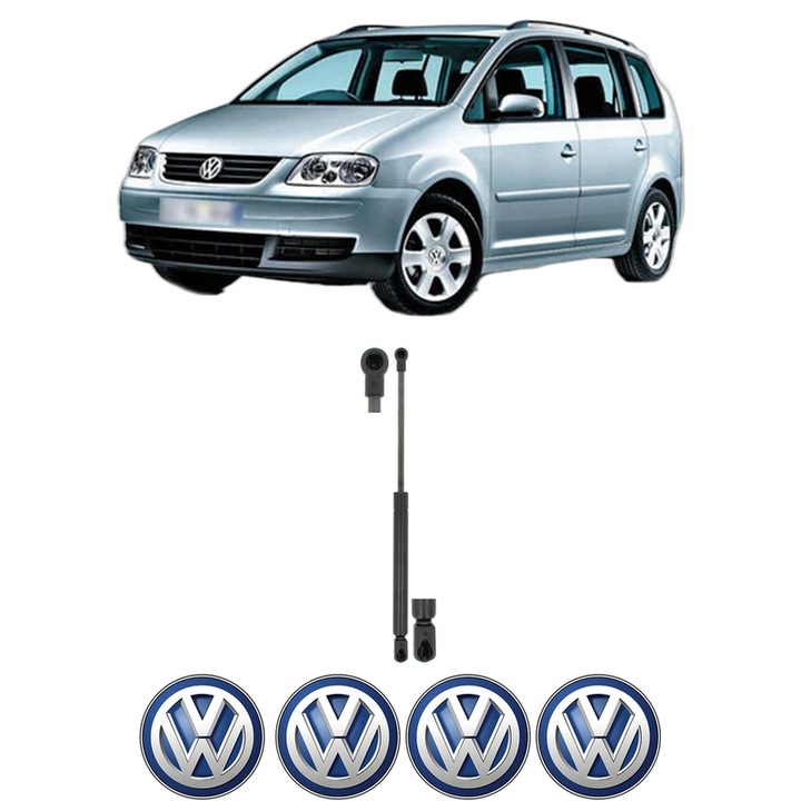 Amortizor capota pentru Volkswagen TOURAN (1T3) din 2010-2015, KROSNO, 4 stickere auto Volkswagen