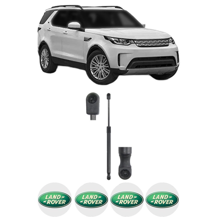 Amortizor capota pentru LAND ROVER DISCOVERY V VAN (L462) din 2016-2018, KROSNO, 4 stickere auto LAND ROVER