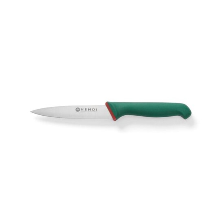 Cutit pentru legume, Green Line Pirge, Verde, (L)210mm, HENDI