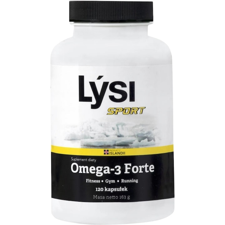Lysi Sport Omega 3 Forte 1000 mg, 120 capsule, omega-3, 620 mg, multicolor
