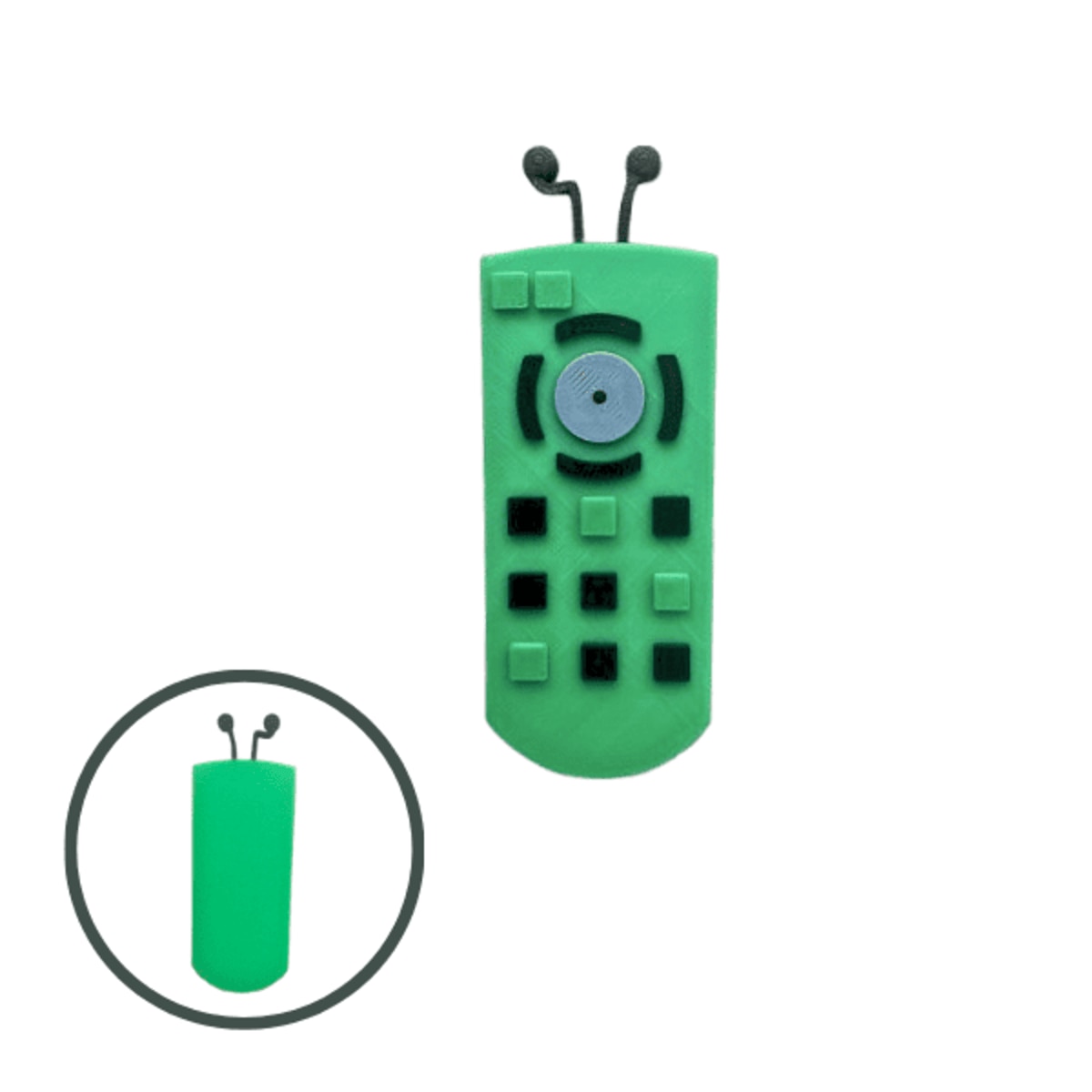Figurină Vee Remote, Lulu's Prints, Dandy's World, verde, 100x37x7