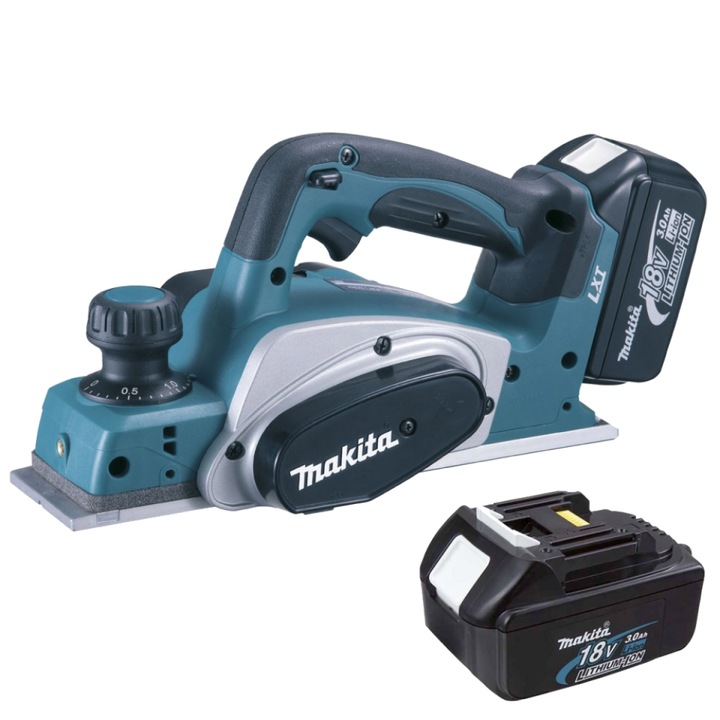Rindea electrica cu 2 acumulatori Makita DKP180RFE