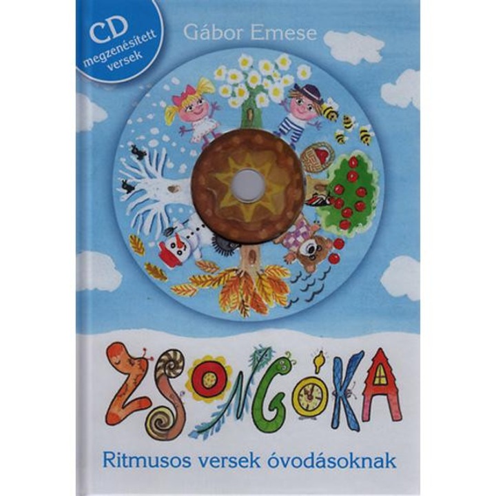 Zsongóka + CD - Ritmusos versek óvodásoknak - Gábor Emese