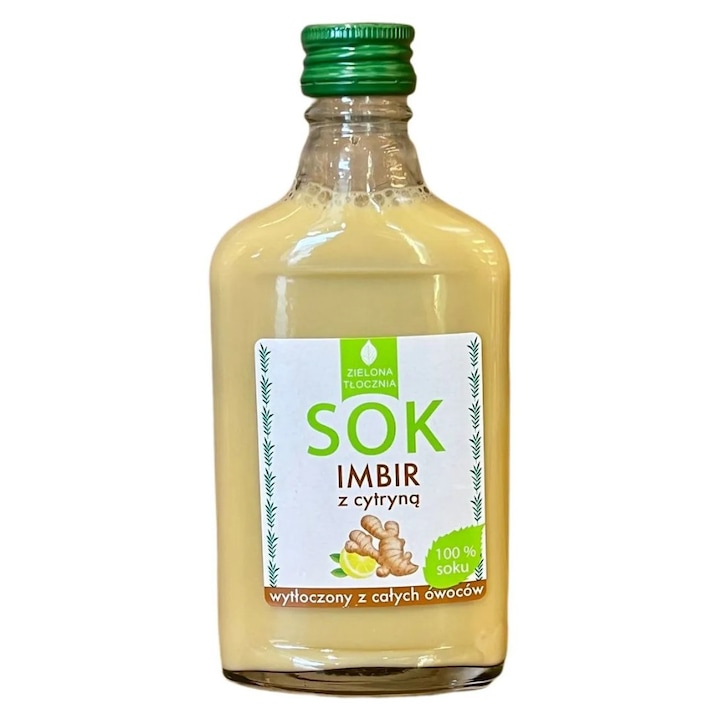 Suc de ghimbir cu lamaie Targroch 200 ml, natural, fara aditivi