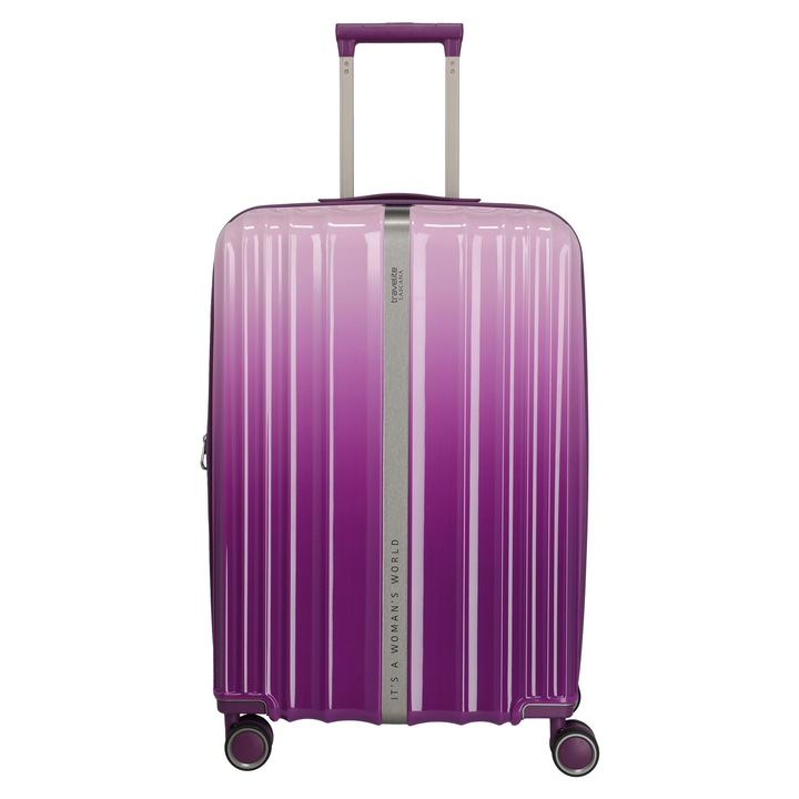 Troler de cala mediu Travelite LASCANA EDITION Purple Degrade, 65x44x25/29cm, 4 roti, incuietoare TSA