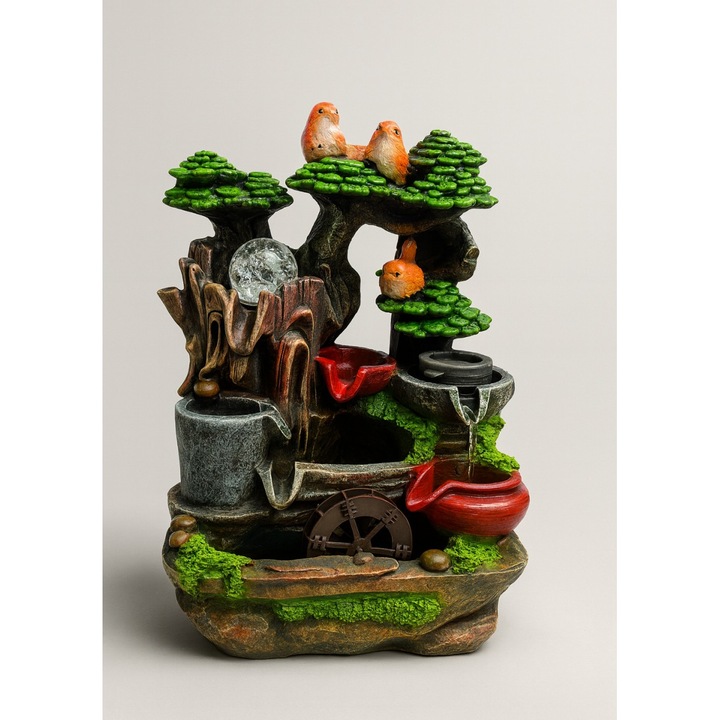 Фонтан, Magic Time, Bosco, Декоративен, Зелени акценти, 37x26см