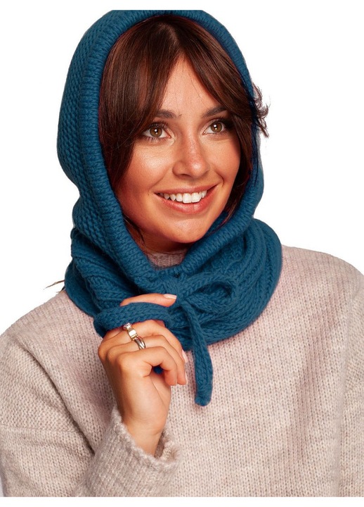 Esarfa Infinity BE Knit, Model 171246, Albastru