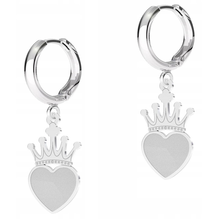 Ezüst Talizmán, Larezo, 100% 925-ös Ezüst, Tökéletes Ajándék Ötlet, Díszdobozzal, Leverback Zárrendszer, 0.3 g, 2 cm, Ezüstszínű