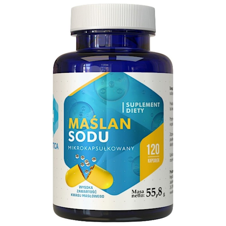 Supliment alimentar Hepatica Butirat de sodiu microincapsulat 370 mg - 120 capsule