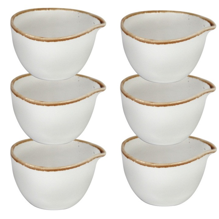 Set 6 boluri portelan Culinaro Arizona 8cm x 120cm