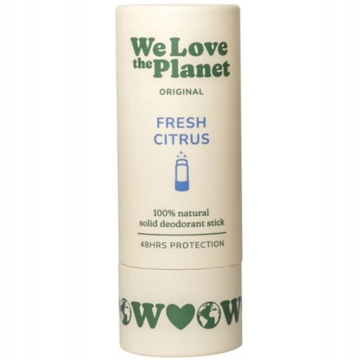 Deodorant stick We Love The Planet, citrice proaspete, 40 g, natural, unisex