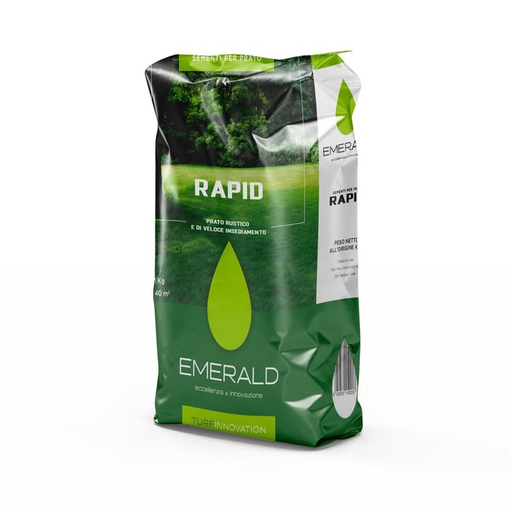 Semințe de Gazon RAPID, Gradinarul, Germinare rapidă 10 zile, 5 Kg, Verde