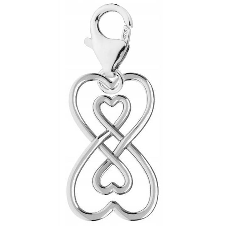 Ezüst Talizmán, Larezo, 100% 925-ös Ezüst, Tökéletes Ajándék Ötlet, Díszdobozzal, Zár Nélkül, 0.3 g, 2 cm, Ezüst