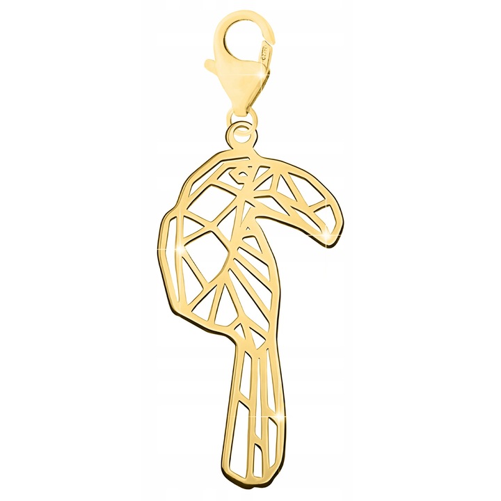 Ezüst Talizmán, Larezo, 100% 925-ös Ezüst, Tökéletes Ajándék Ötlet, Díszdobozzal, Reteszes Zárrendszer, 0.3 g, 2.9 cm, Ezüstszínű